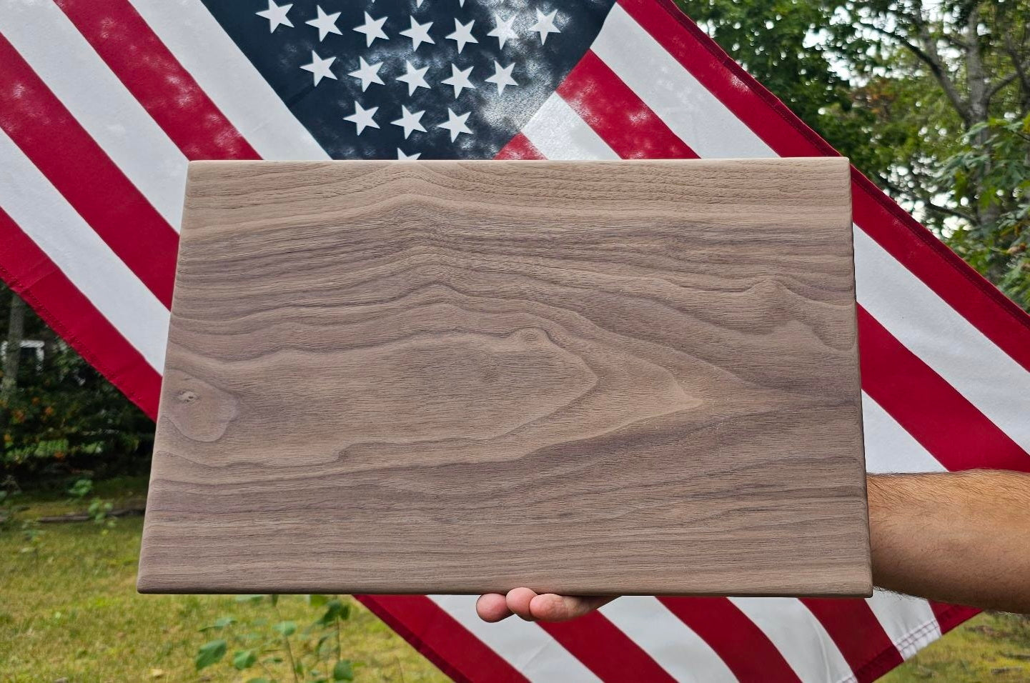 Jumbo Raw Black Walnut Wood Cutting Board